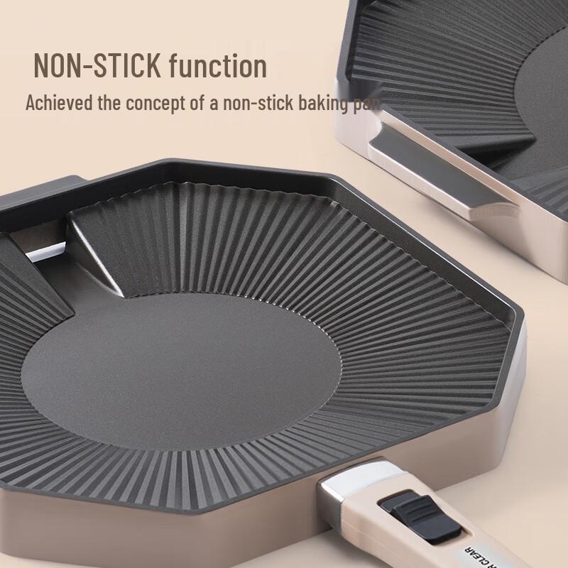 

Korean Maifan Stone Non-stick BBQ Grilling Pan 295*120*35