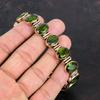 Facettiertes Peridot Armband Kupferarmband Verstellbares Kettenarmband Kupferschmuck Natursteinarmband Handgefertigtes Armband Geschenke für Sie