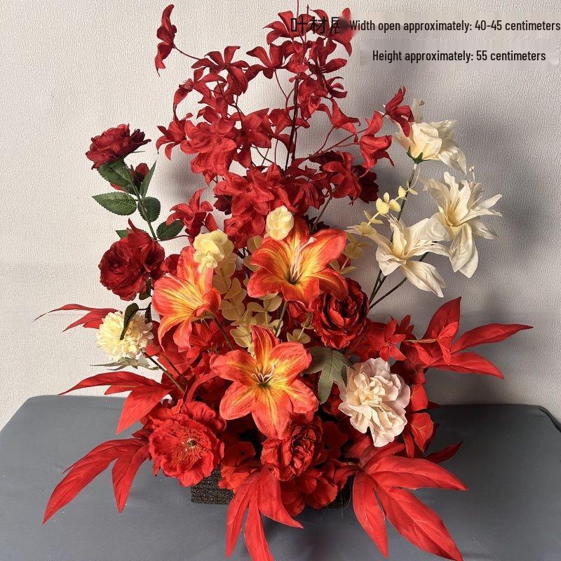 Silk Eucalyptus Wedding Table Runner: Floral Arrangement & Engagement Decor