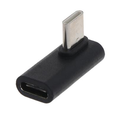 Tragbarer Typ-C-Adapter, 480 Mbit/s Datenadapter, Typ-C-Buchse auf Stecker, rechtwinkliger Extender, USB-C auf Typ-C-Adapter