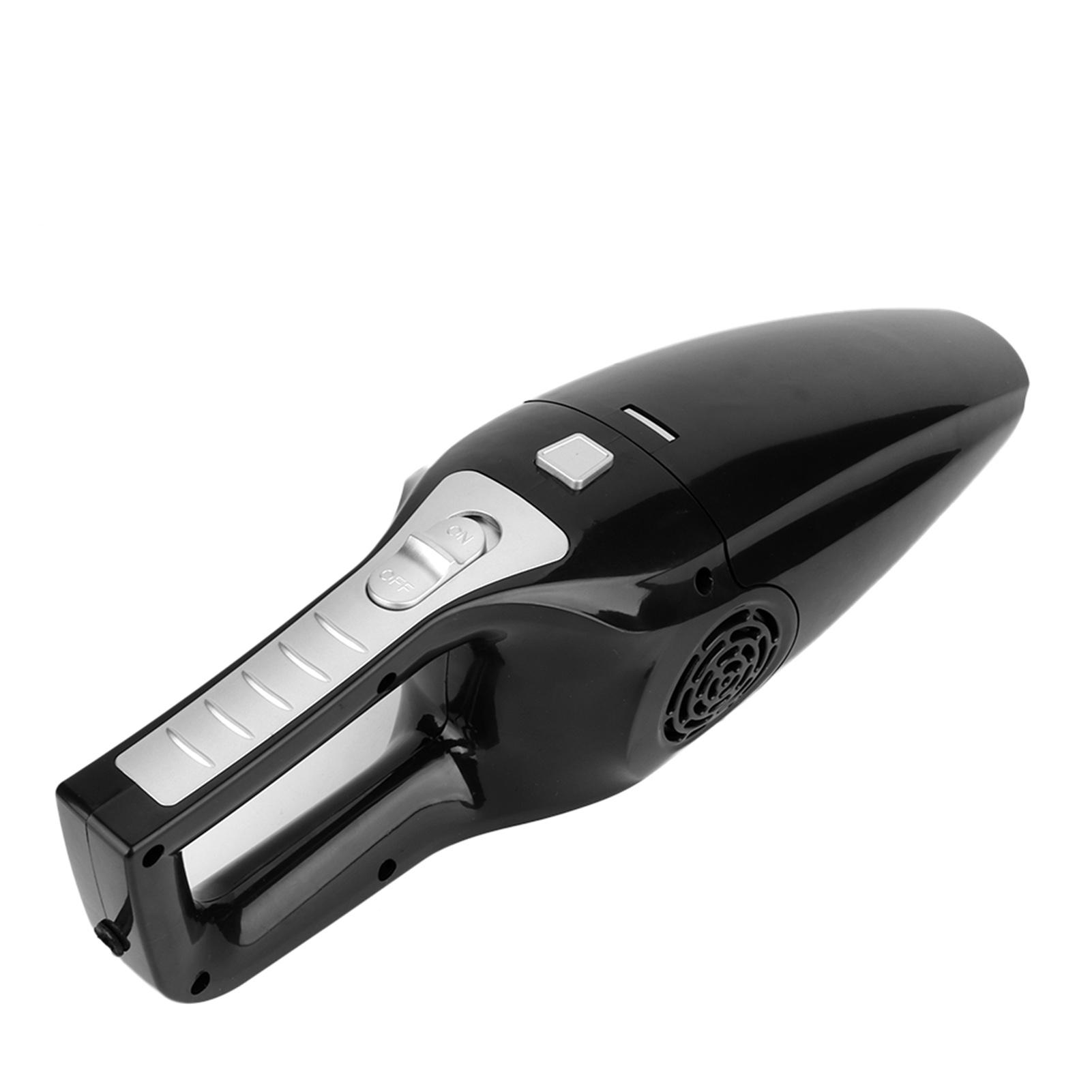 

12 В 3600 Па Автомобильный пылесос Портативный ручной Пылесборник двойного использования для влажной и сухой уборки Black чёрный