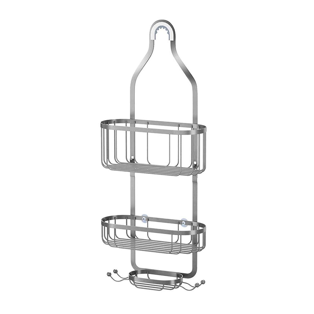 Stainless Steel Hanging Shelf Organizer Storage Bracket - Chrome plate