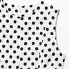 Kaslead New Women Clothes Western Style Fashion Slimming Polka Dot Midi Sleeveless Dress 2183057