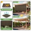 Shadow Mesh Shade Garden 3x3 Full Awning Cloth Outdoor Decoration Gardening Supplies Cover Car Sunshade Fence Shading Net Balcon