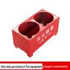 Two-Hole Fire Extinguisher Storage Box with Base Rack, 3458 kg Capacity, Thickened Design