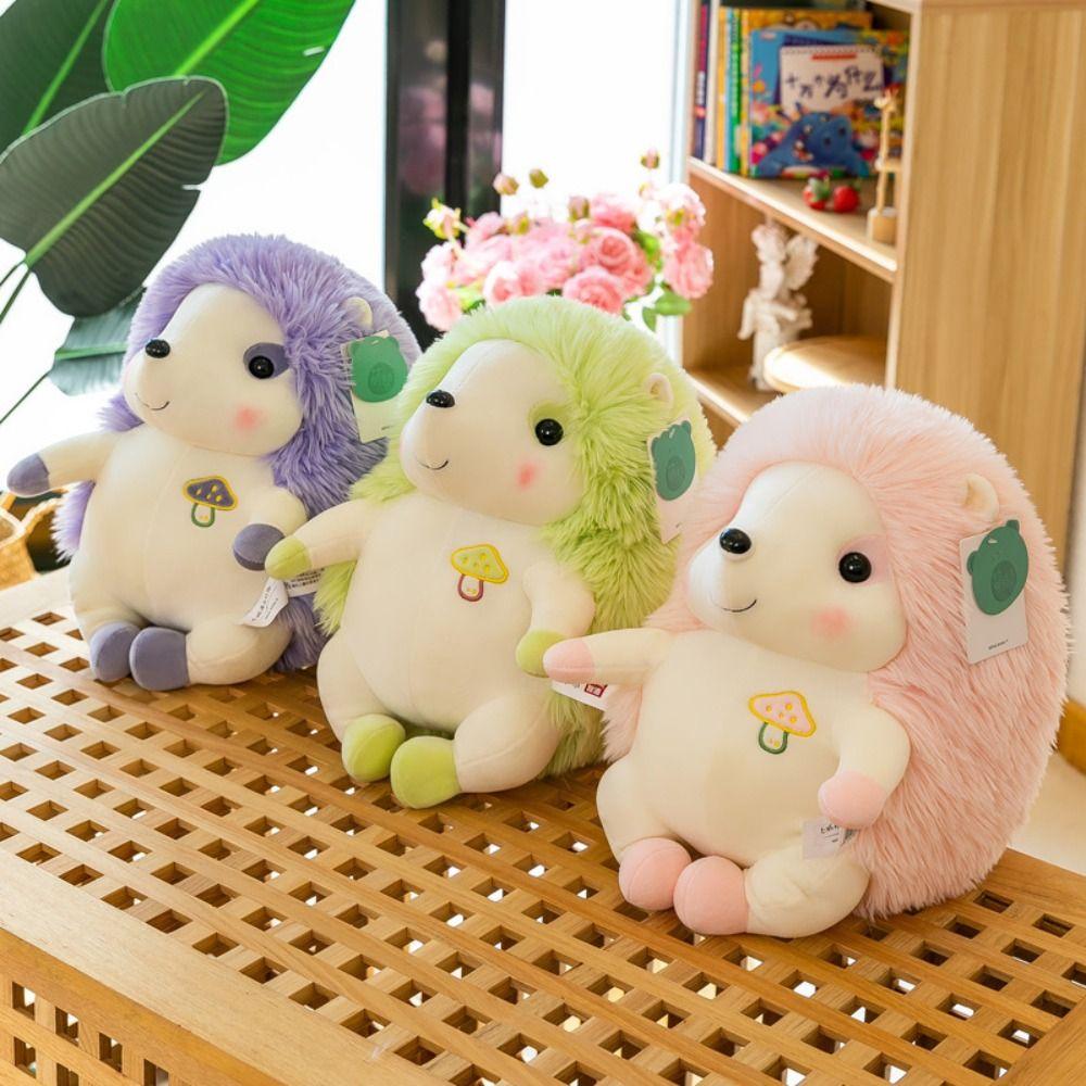 

Real Life Hedgehog Plush Doll Stuffed Animal Hedgehog Plushie Doll Hedgehog Plush Toy Easter Gifts зелений