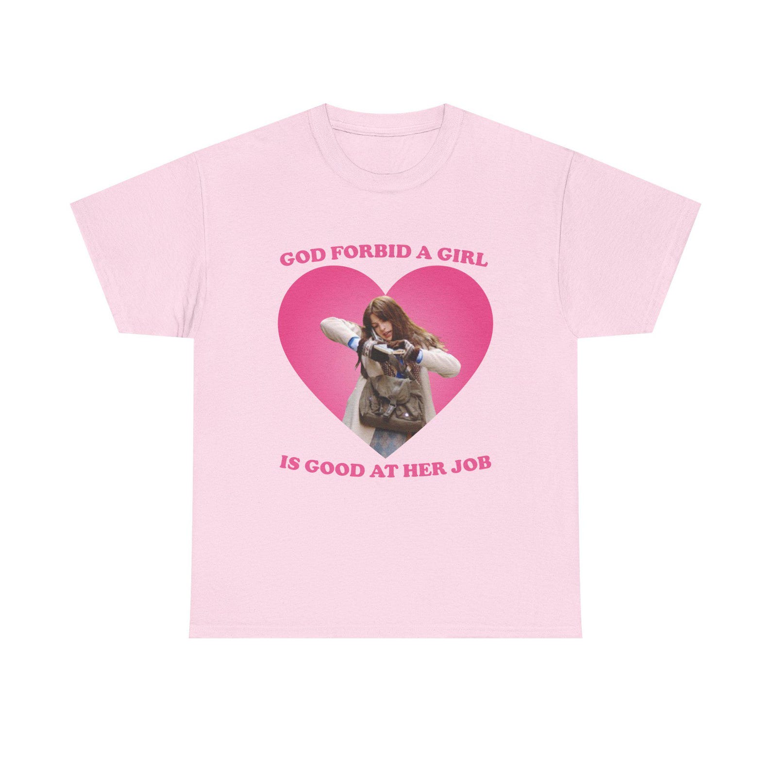 God forbid a girl is good at her job Anne Hathaway as Andy Sachs shirt XL