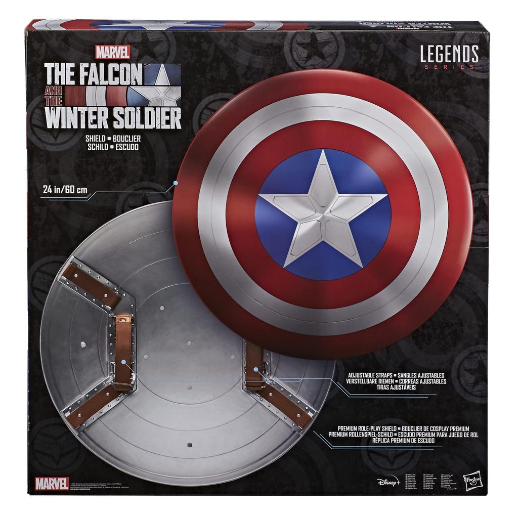 Hasbro MARVEL Marvel Legends Series Avengers Falcon Winter Soldier Captain America Premium Role Play Shield Adult F0764 Genuine Product &