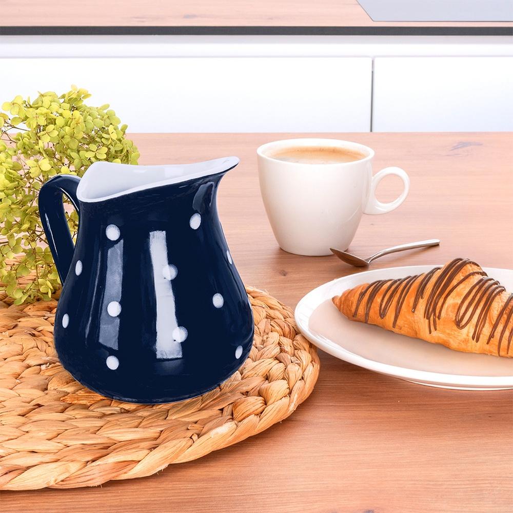 Dzbanek Ceramiczny na Napoje Kawę Herbatę Wodę Kompot Sok Retro 480 ml