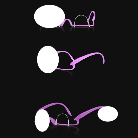 Yousheng Double Eyelid Clip Long Lasting Smooth Mini Lightweight Delicate Cosmetics Accessory Plastic Double Eyelid Exerciser Glasses for Girl
