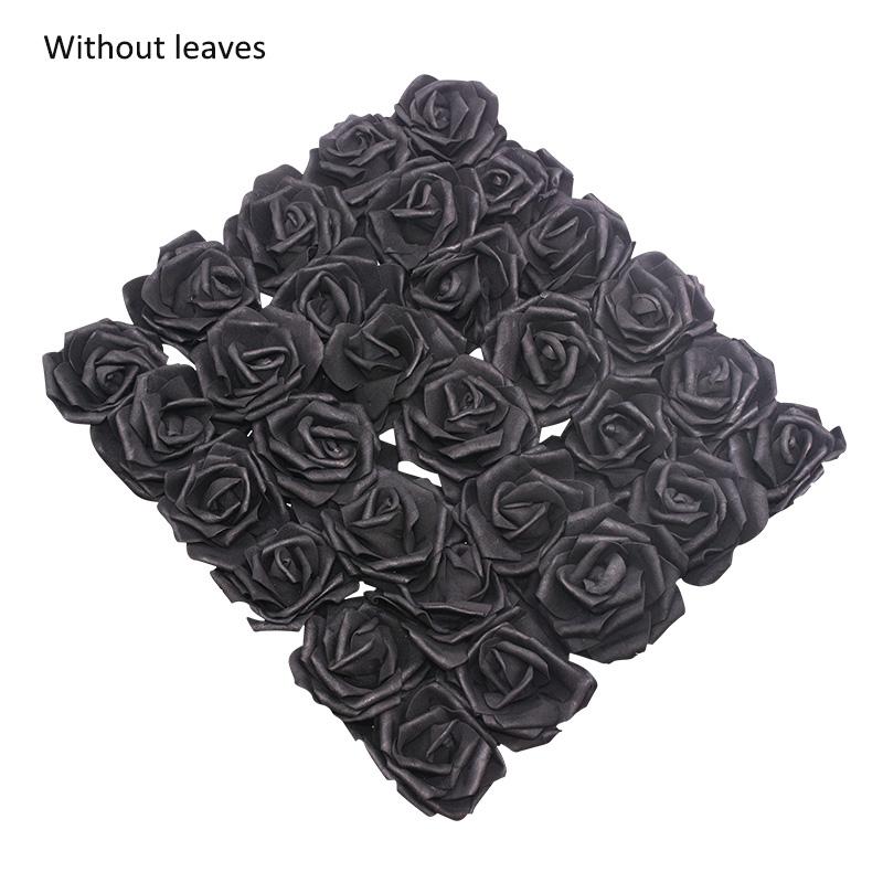 25Heads 8CM Artificial PE Foam Rose Flowers Bride Bouquet Flower For Wedding Party Decorative Scrapbooking DIY Flower