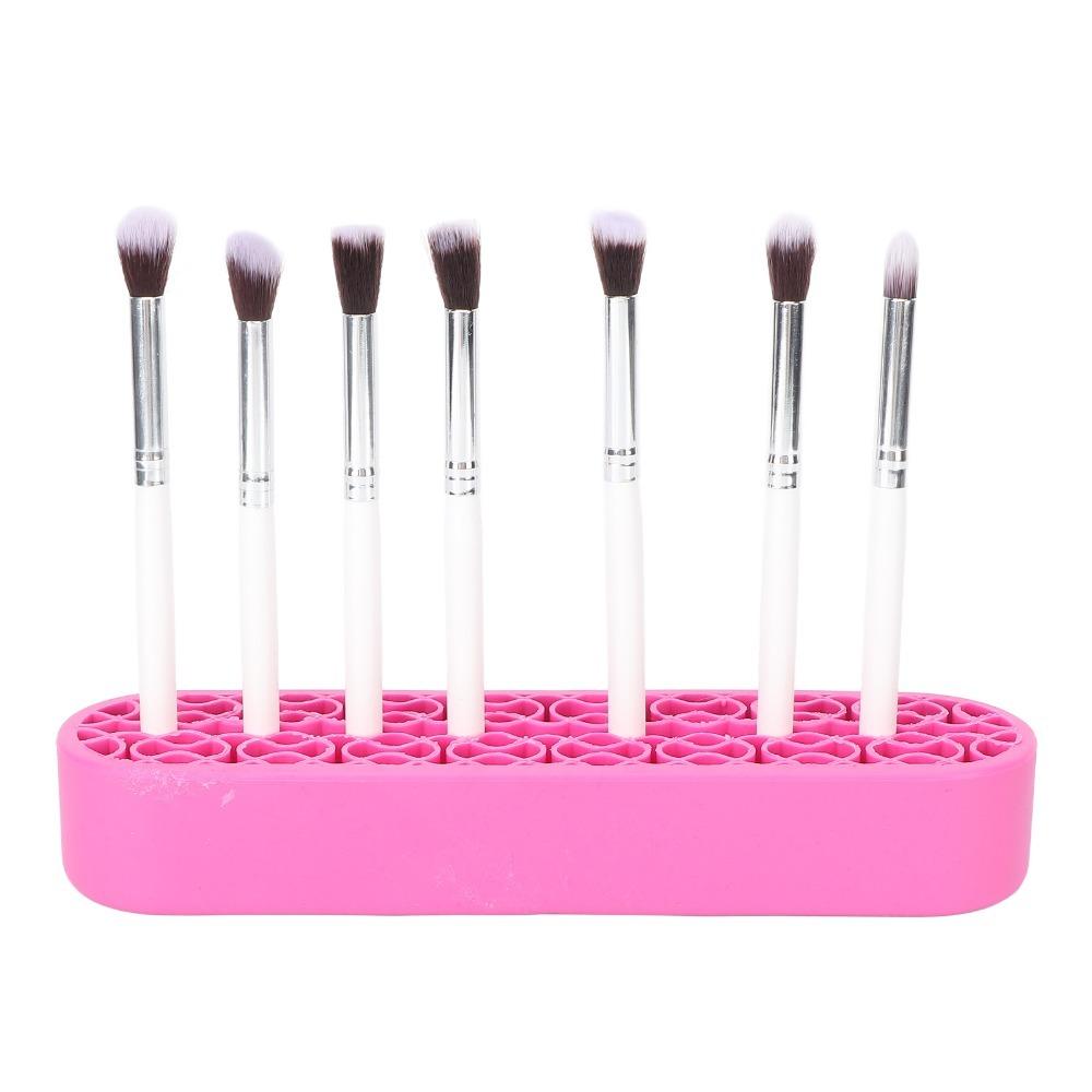 Soft Silicone Multi-compartment Nail Pen Holder Household Daily Grooming Supplies Tidying