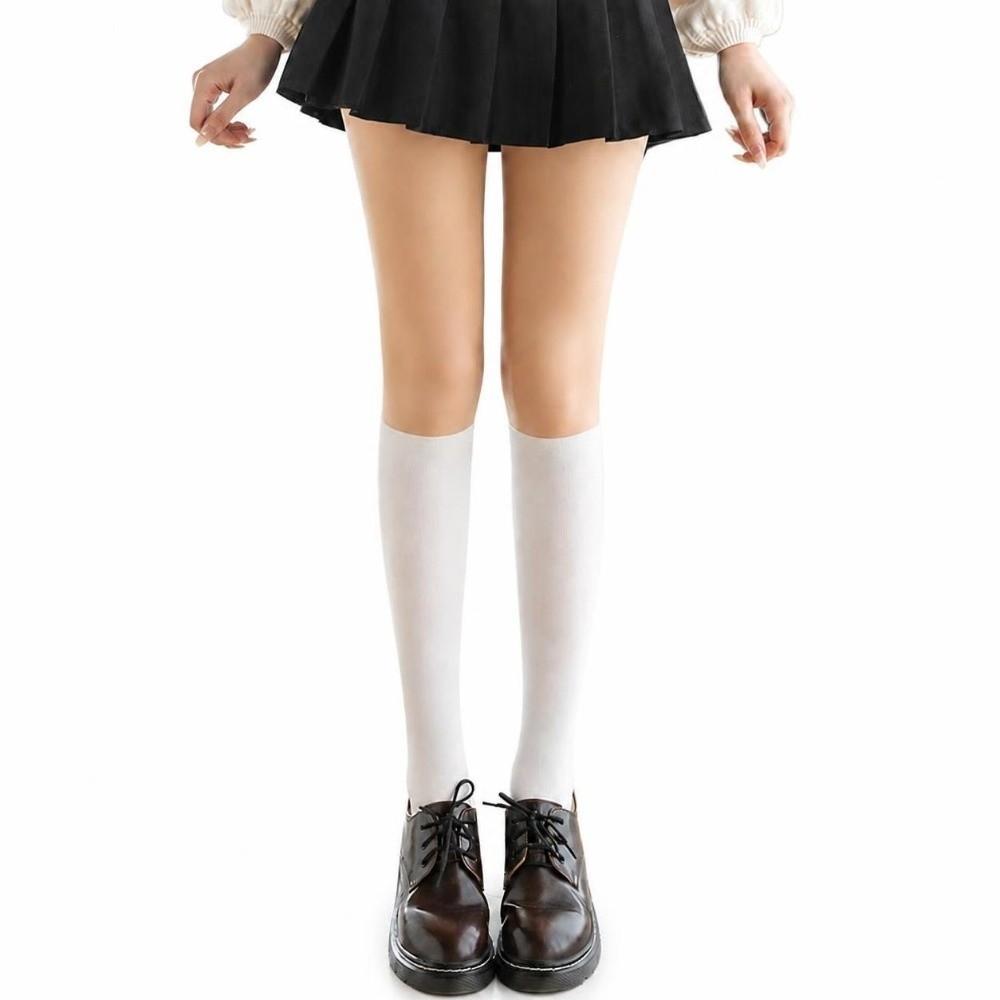 Sexy Thigh High Pantyhose Patchwork Fake Stockings Fashion JK Socks Harajuku