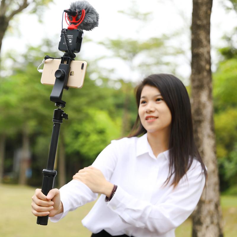 3in1 Portable Handheld Multifunction Desktop Tripod 1/4 Screw Head Flexible Selfie Tripod Stand For Phone Camera Live Streaming