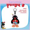 Pingu Pinguïn Familie Pluche Sleutelhanger Met Zachte Katoenen Vulling Voor Cadeau En Decoratie