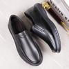 Autumn Loafers Leather Business Casual Men's Leather Shoes Middle-aged and Elderly Dad Shoes 2020 New Models
