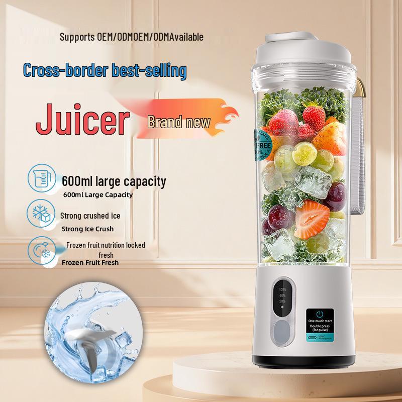 Portable Automatic Juicer and Smoothie Blender with Large Capacity