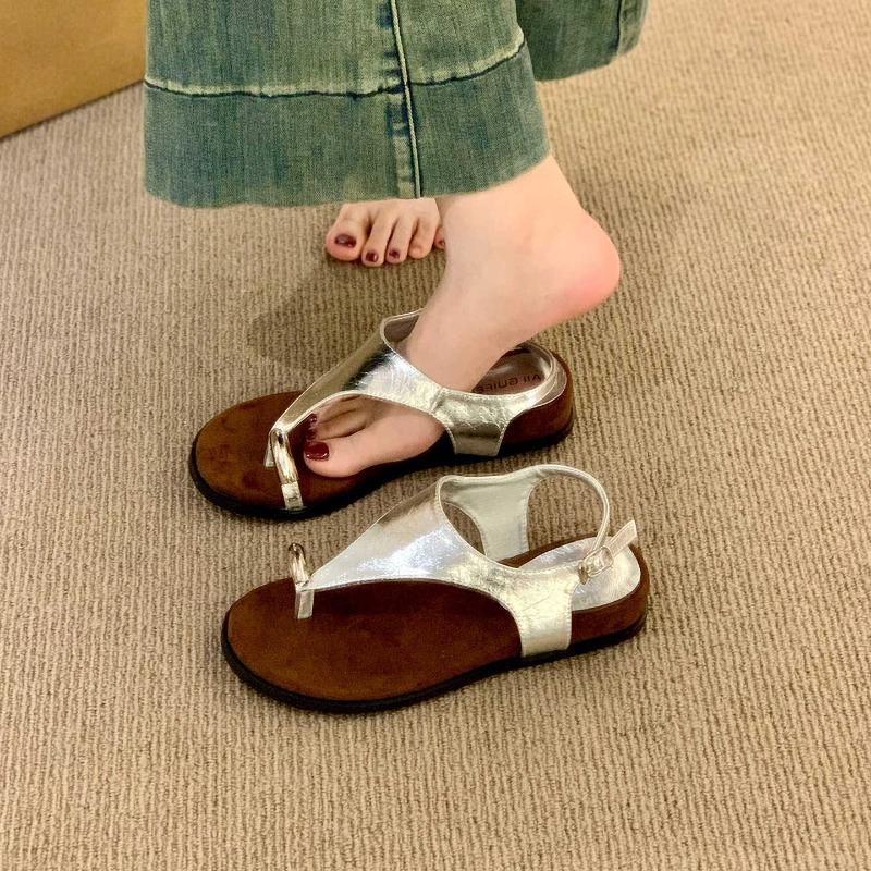 

Wedge Heel Niche Shoes Retro Sandals 35 чорний