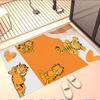 Garfield Print Rug, Washable Floor Carpet, For Entryway Dorm Laundry Room Office Study, Home Decor Birthday Christmas Gift