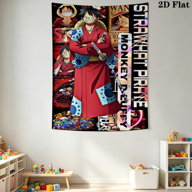 One Piece Adventure Begins Tapestry Background Cloth Wallmounted Background Wall Hanging Cloth Background Cloth Homestay Soft Decoration Tapestry