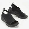 Fall Women Casual Fashion Fish Head Low Heel Sandals - Plus Size Sporty