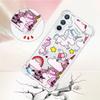 Custodia A54 A34 A14 5G Cartone Animato Glitter Sabbia Mobile Liquida Per Samsung Galaxy A54 A34 A14 5G A24 A04S A 04 A04E Custodia per Telefono Funda