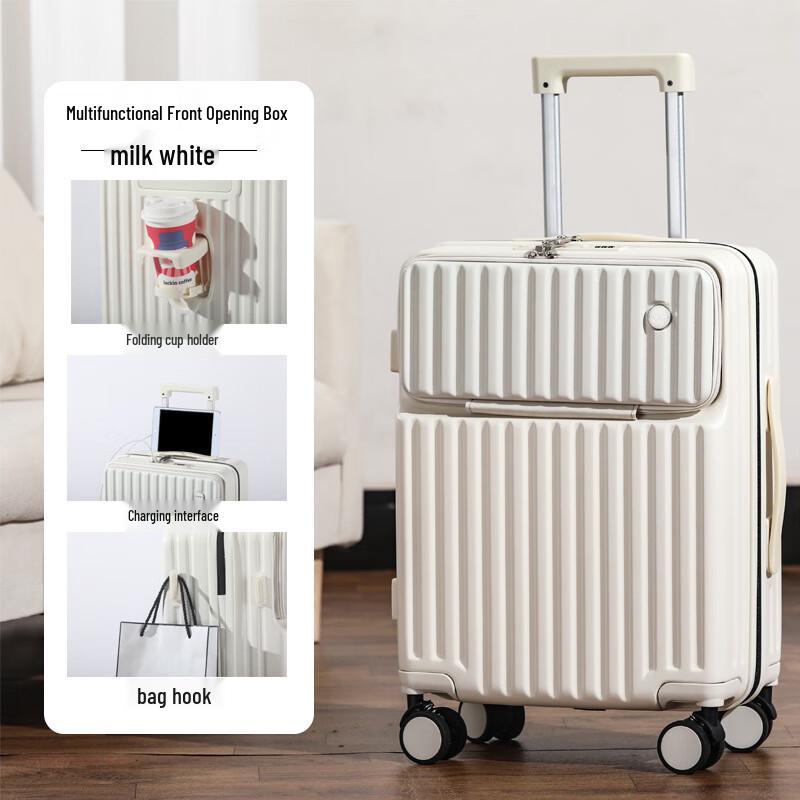 Zipper Opening Travel Suitcase