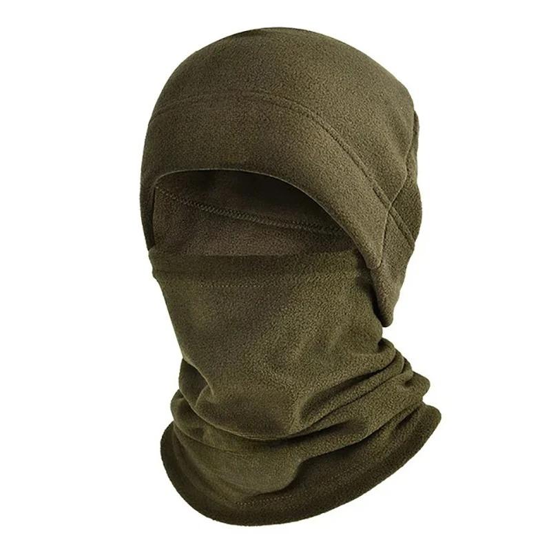 

New Tactical Fleece Hat&Scarf Set Thermal Head Cover Winter Warm Balaclava Face Mask Sports Cycling Bonnet Neck Protector 56-58cm