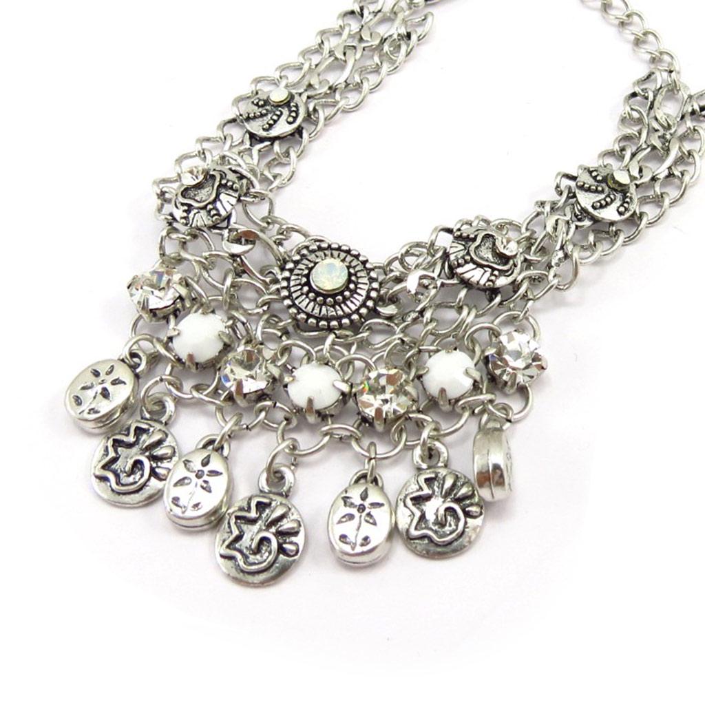 Les Trésors De Lily [D8413] - Designer-Armband „Memories of the Past“ Weiß