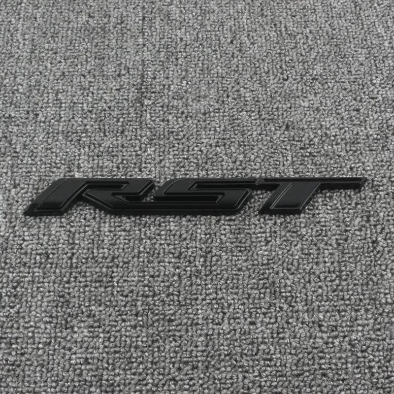 

3D Metal RST Logo Sticker Rear Trunk Emblem Badge Car Decals For Chevy Chevrolet Silverado