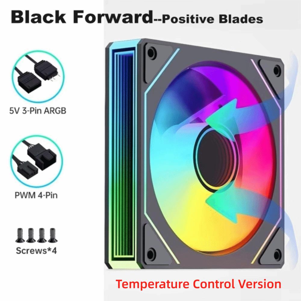 ARGB PC Case Fan PWM Computer Fan Silent Computer Cooling Fan Desktop PC