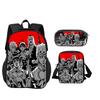Anime Schoolbags for Boys Girls Best Gift Carry Carrier Pen Case Lethal Company 3pcs Set Daily Pack Camping Book Bags