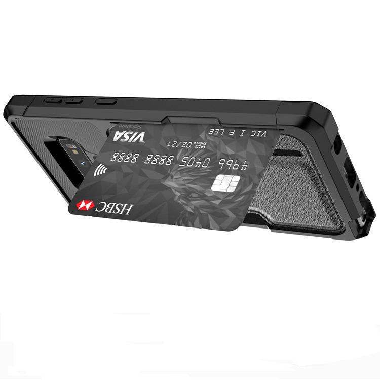 Samsung S26 Ultra Magnetic Leather Phone Case - Card Slot & Anti-Fall Protection for Note 20 Ultra