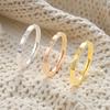 Fashion Niche Titanium Steel Diamond Ring Women's Ing Couple Diamond Ring Ring Hand Jewelry