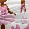 African American Ballerina Pink Duvet Cover Set Bedding Set For Bedroom Dorm Room 1Pc* Duvet Cover + 2Pcs Pillowcase