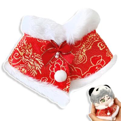 15cm Peluş Oyuncaklar için G-Trigger Çin Desenli Pelerin, Pamuklu Bebek Kıyafetleri, Nuikatsu Kigurumi [Kullanılmış]