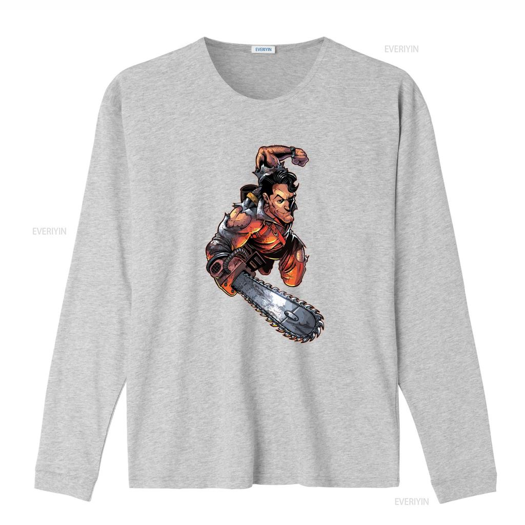 Ash Williams Evil Dead T Shirt 100 Cotton for Men All Sizes Available Vintage Washed Versatile Homme Graphic Streetwear Stylish