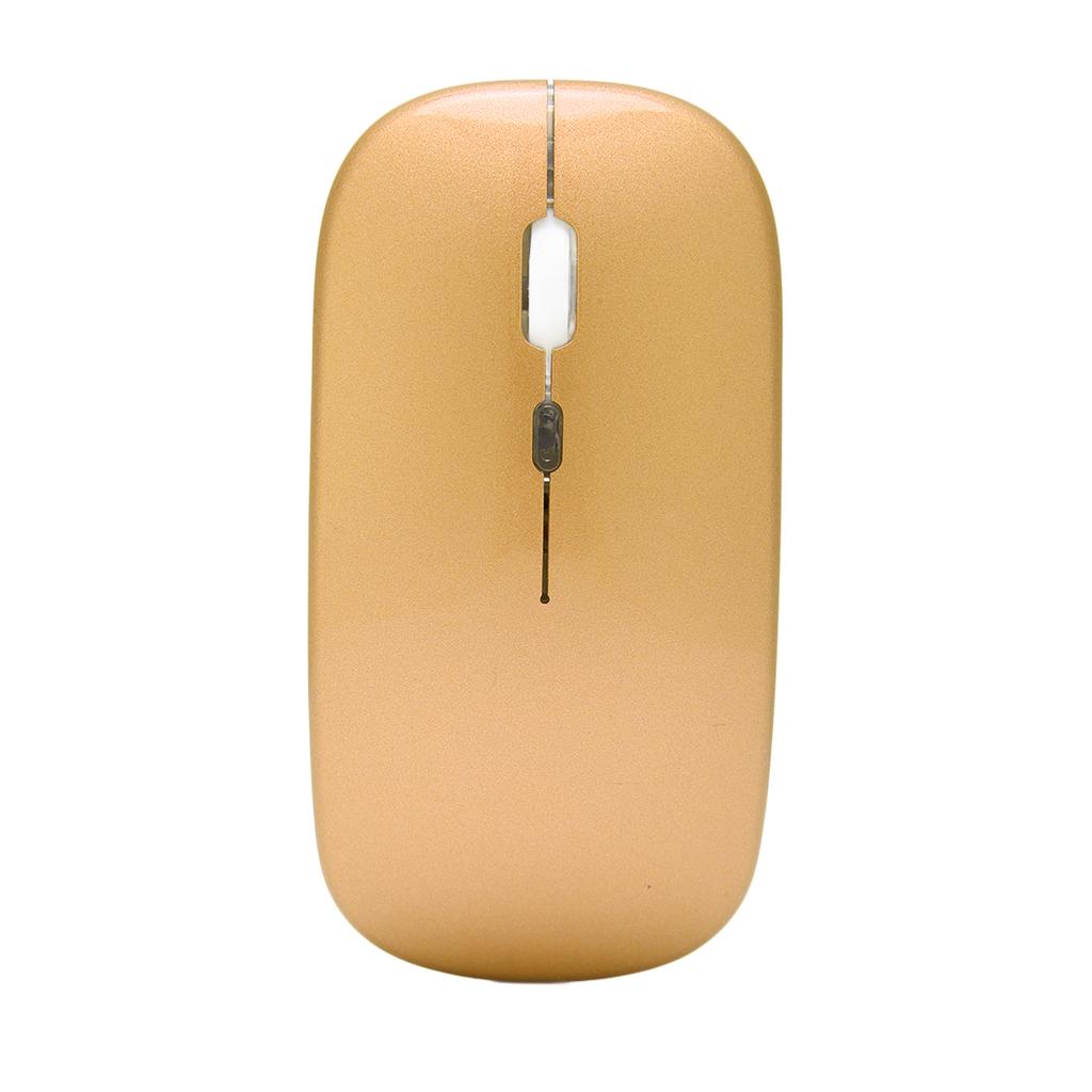 2.4G Wireless Mouse Ultrathin Chargeable Mute 1600DPI Color Backlight Game Mouse with 2.4G Receiver