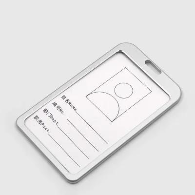 

Aluminium Alloy Employee Name ID Card Cover Metal Work Identity Badge ID Business Case Credit Card Holder Wallet Case