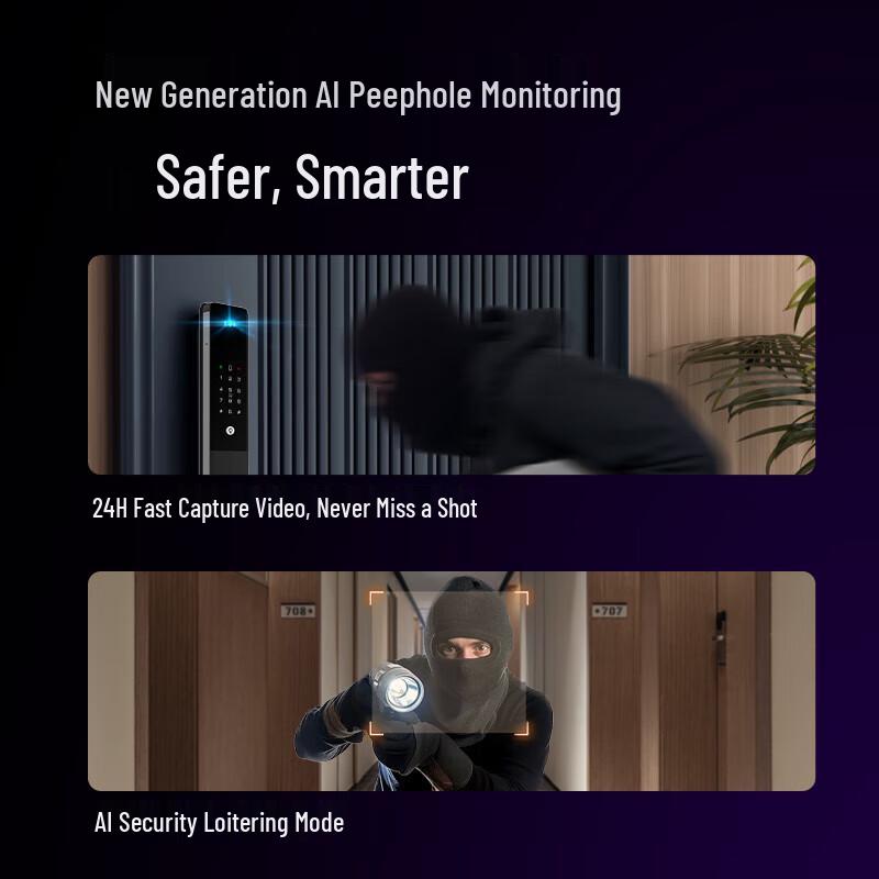 KAADAS Q2 FV Smart Door Lock with Face Recognition