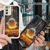 Phone Case: 2D Flat Samsung Galaxy A34 A35 M05 M06 S20 S22 S21 FE Plus 5G Gradient Protective Case, Autumn Forest Bokeh, Christmas and Halloween Gift