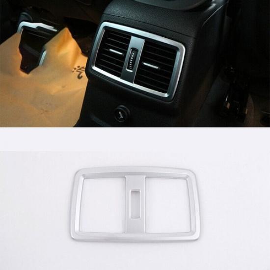 For BMW X1 2016- F48 ABS Silver Rear Air Outlet Vent Cover Trim 1pcs