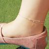 Women's Daily 925 Silver Half Double Chain Anklet Bracelet