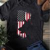 German Shepherd American Flag Shirt USA Patriotic Dog Gift T-Shirt - Dog Mom, Dog Lover Shirt, Dog Lover Gift, Dog Lover, Dog Shirts
