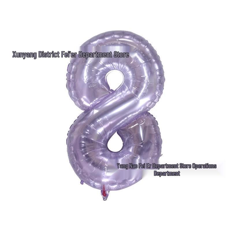 Palloncino in Foglio di Alluminio Digitale di Cristallo da 32" per la Prima Festa di Compleanno dei Bambini e Accessori per Foto all'Aperto.