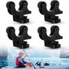 2x Summer Canoe Paddle Holder Track Mount Accessories Kayak Oar Holder Compatible for Fast Holding Paddle Fishing Gears