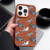 Shark Pattern Shockproof Phone Case For iPhone 16 16E 15 Pro Max 14 Pro 13 12 11 Matte TPU Soft Anti-Fall Bumper Cover
