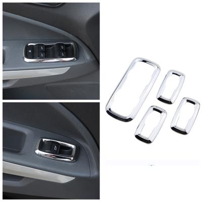 Window Switch Panel Trim Ring for Ford Fiesta MK7 2009-2015 Ecosport 2013-2016 Figo 2015-2025 Door Armrest Window Button Frame