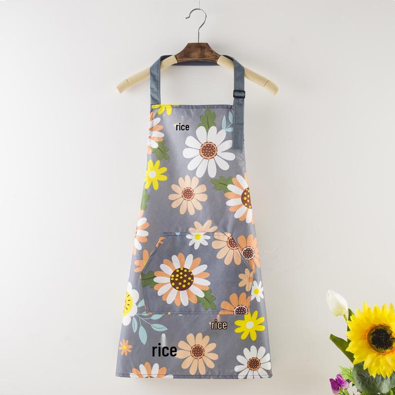 2025 Women's Japanese-Style Waterproof Kitchen Apron: Lightweight, Oil & Stain-Proof, Fashionable Summer Design