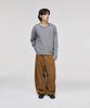 SIGNATURE Wide Curved Dart Corduroy Pants [Beige]